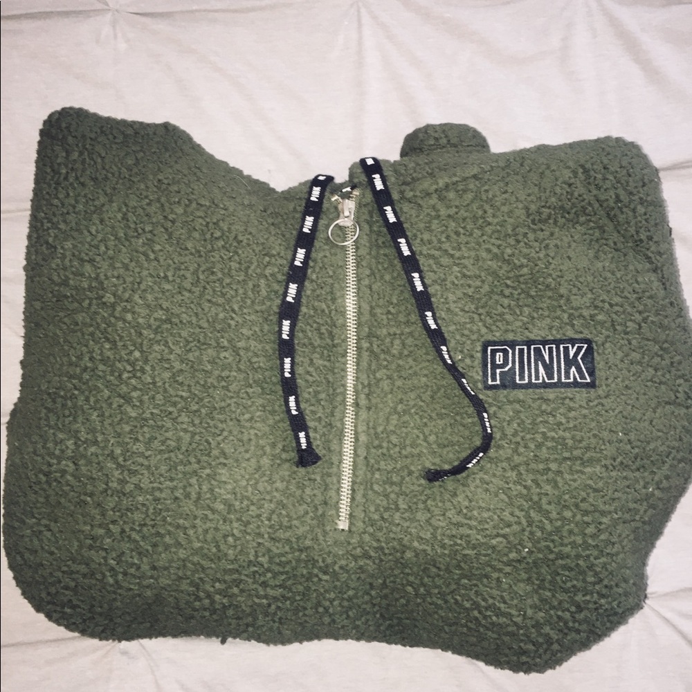 VS Pink Sherpa Hoodie